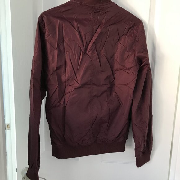 H&M NWOT LOGG Men's Nylon Bomber Jacket XS - Picture 4 of 4